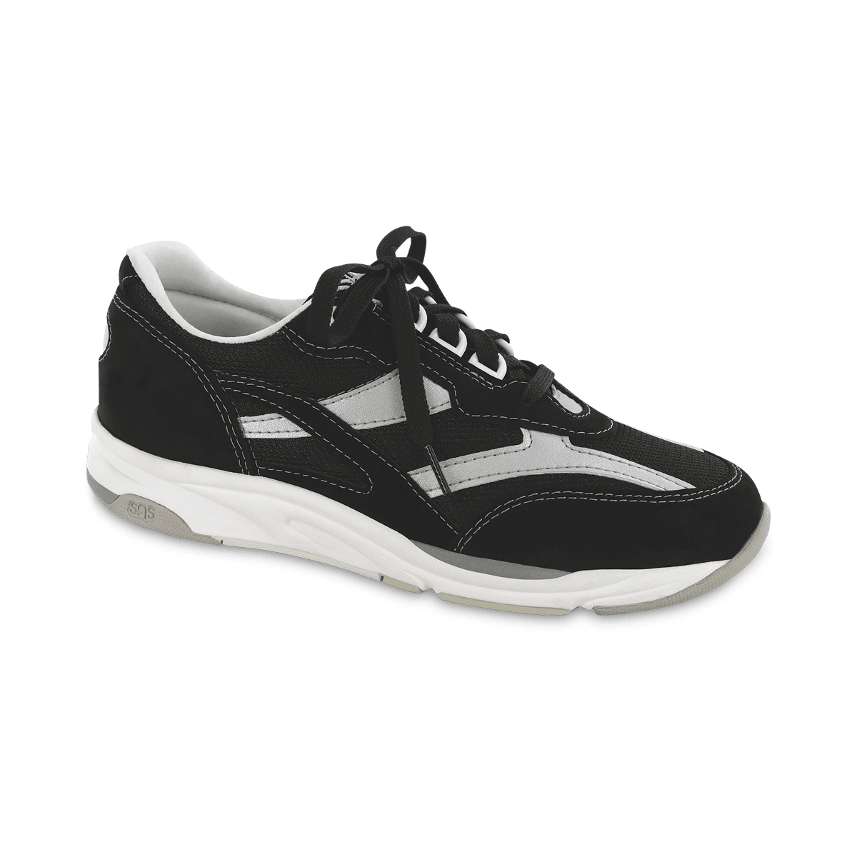 SAS Shoes Tour Mesh Black / Silver: Comfort Women's Shoes