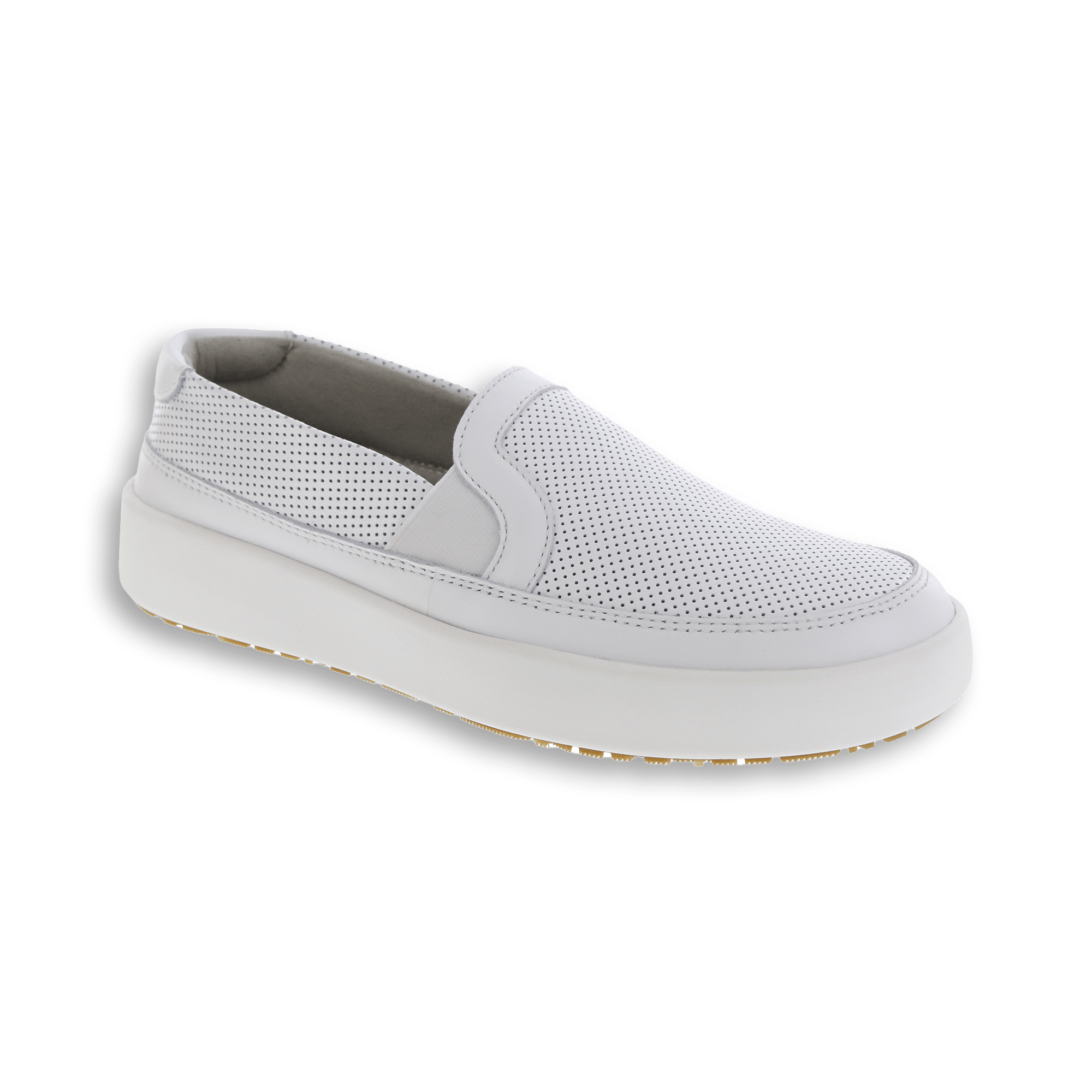 SAS women’s White Perforated Leather Slip-On Loafer sz 9 Amazon.com | SAS Women main image 2