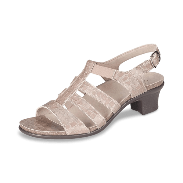 SAS Shoes Allegro Taupe Croc: Comfort Women's Sandals