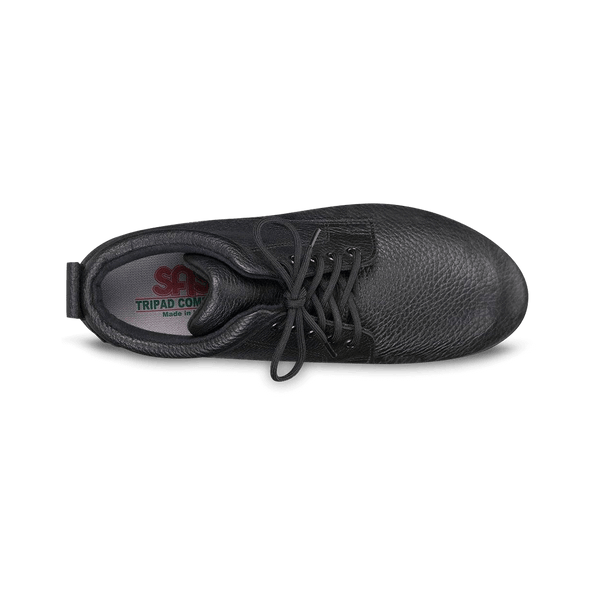 Chaussures en cuir à plateforme 1532S Silk Suede Alpine-Black/Brighton