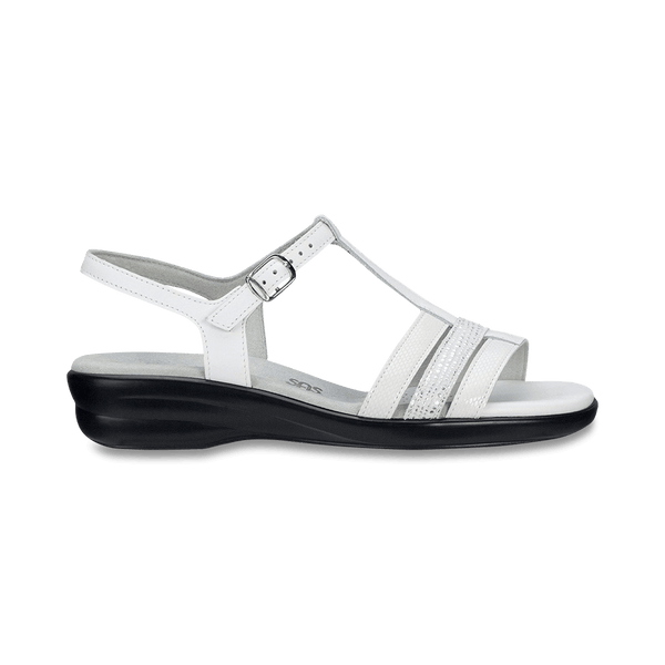 SAS Shoes Capri White Multi: Comfort Women's Sandals