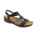 SAS Shoes Clover Navy Multi: Comfort Women's Sandals