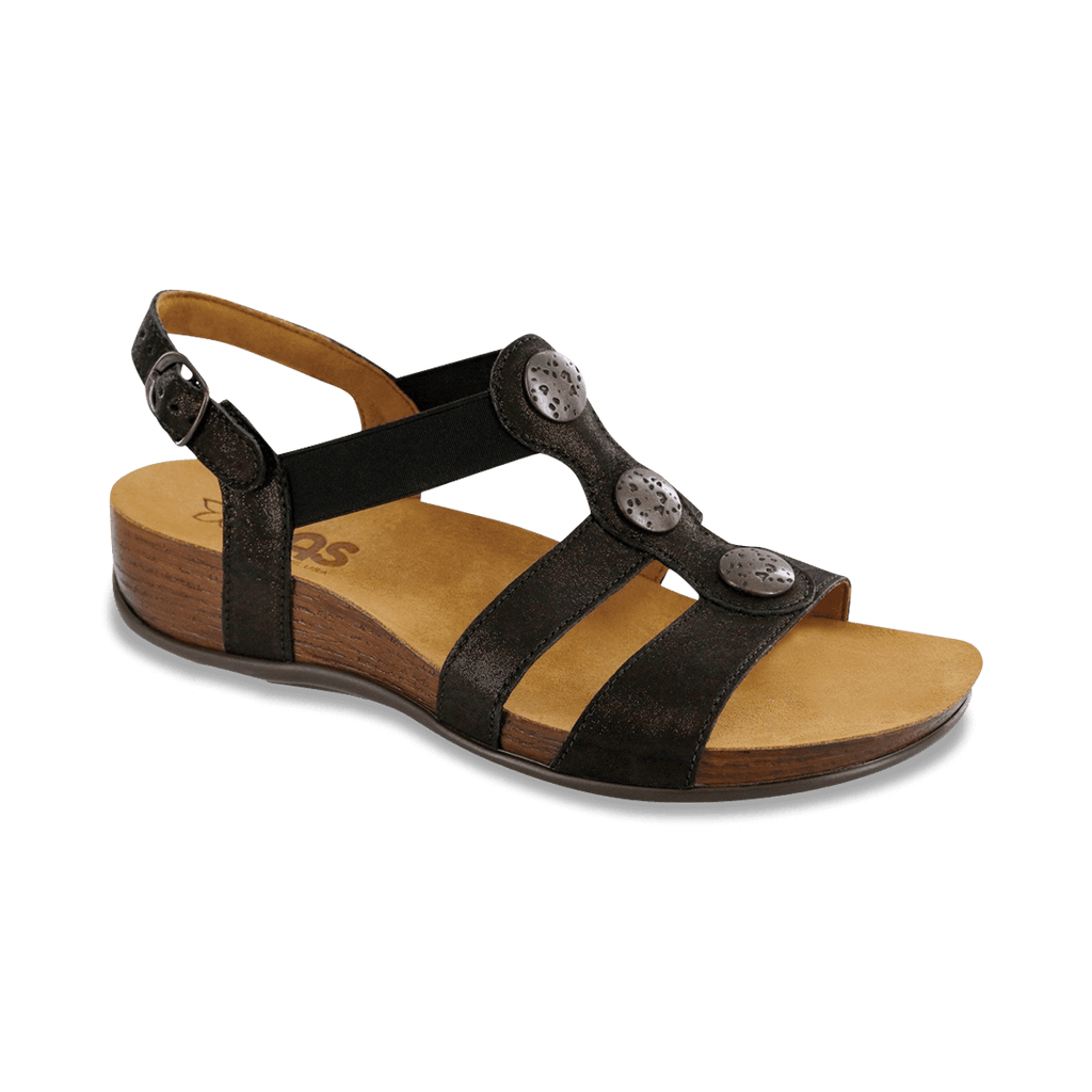 SAS Shoes Clover Space Nero: Comfort Women's Sandals