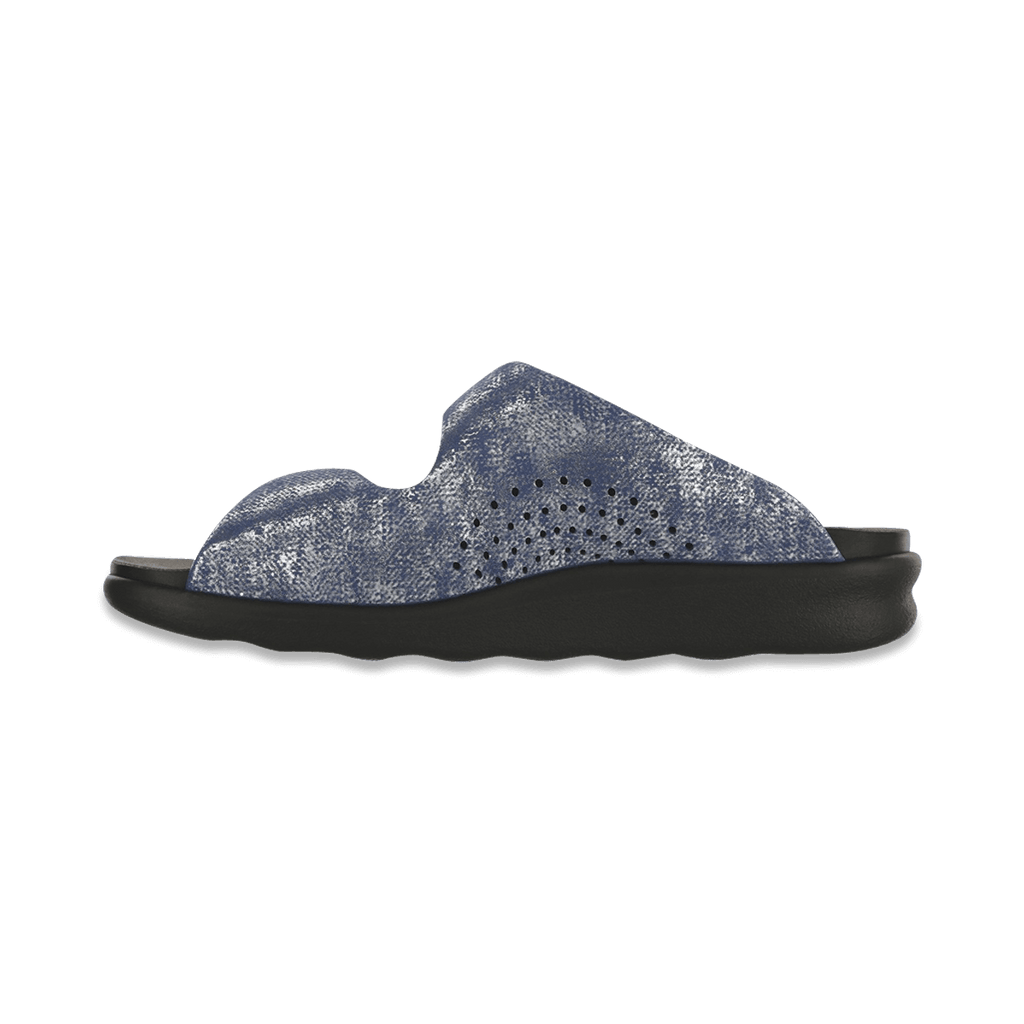 Cozy Silver Blue - Women's Slide Sandal