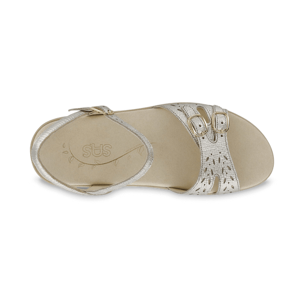 Duo Gold Linen - Women's Comfort Sandal - SAS Shoes | SASnola.com