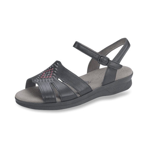 SAS Shoes Huarache Black: Comfort Women's Sandals