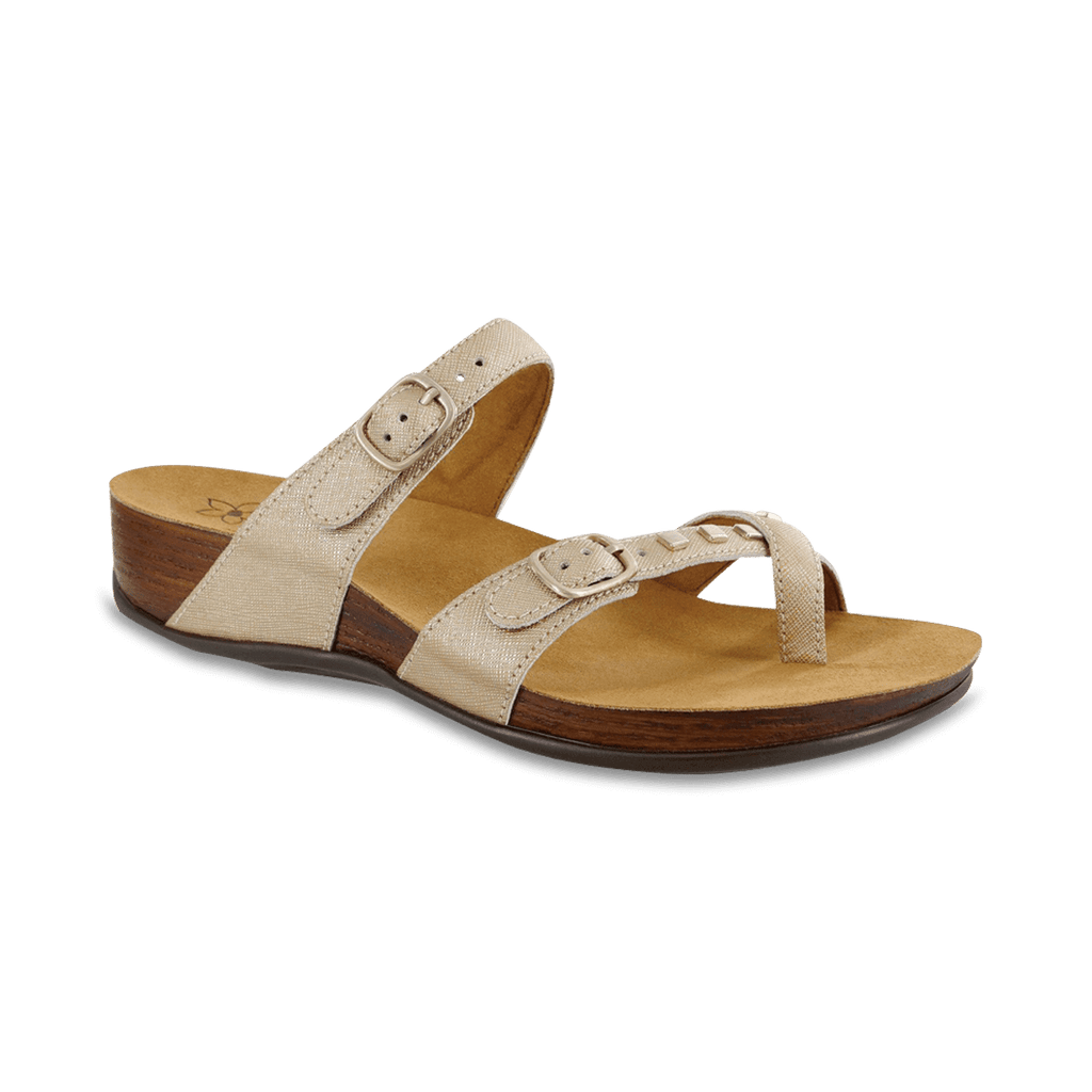 Buy Inc.5 Women Gold Casual Comfort Sandals Online