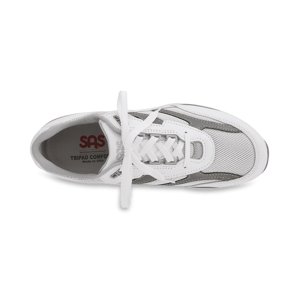 SAS Men's White and Gray Journey Mesh Lace Up Sneaker main image 0
