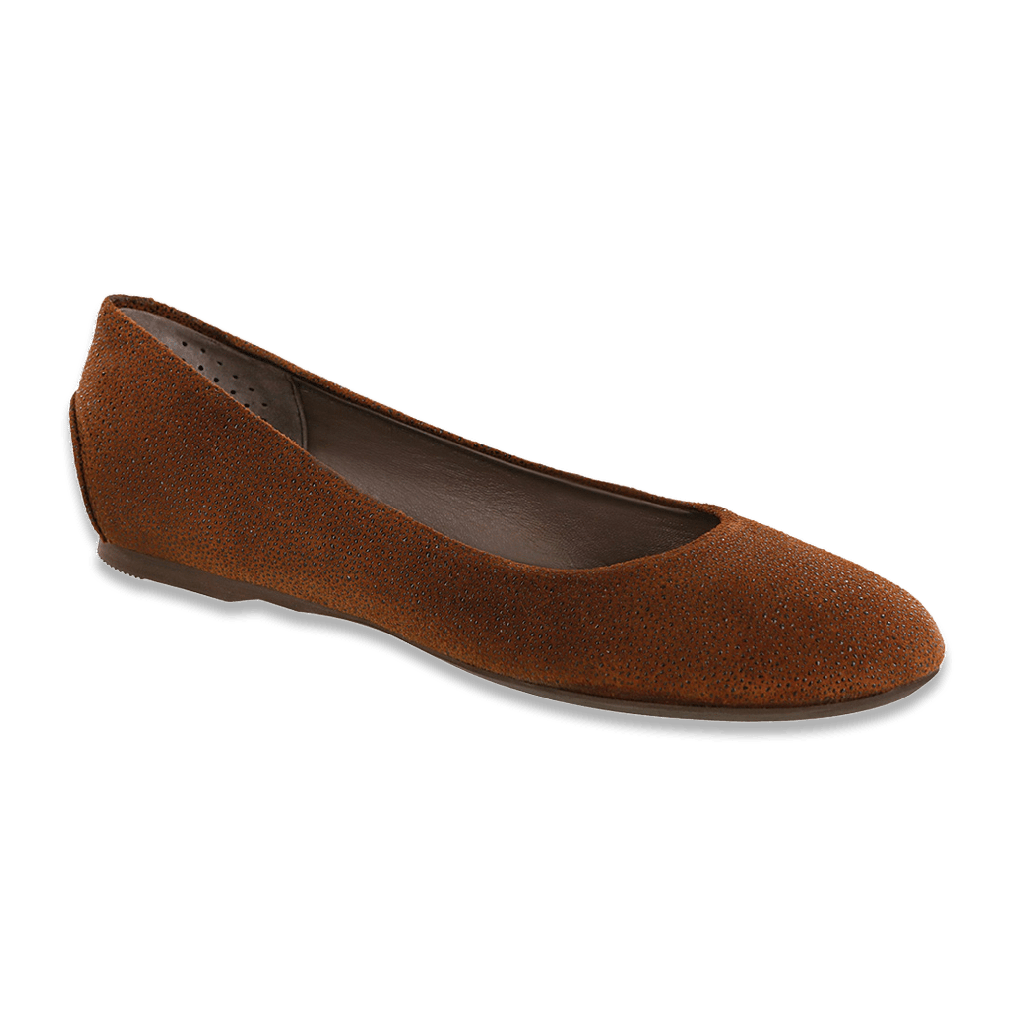 Dark brown discount flat shoes