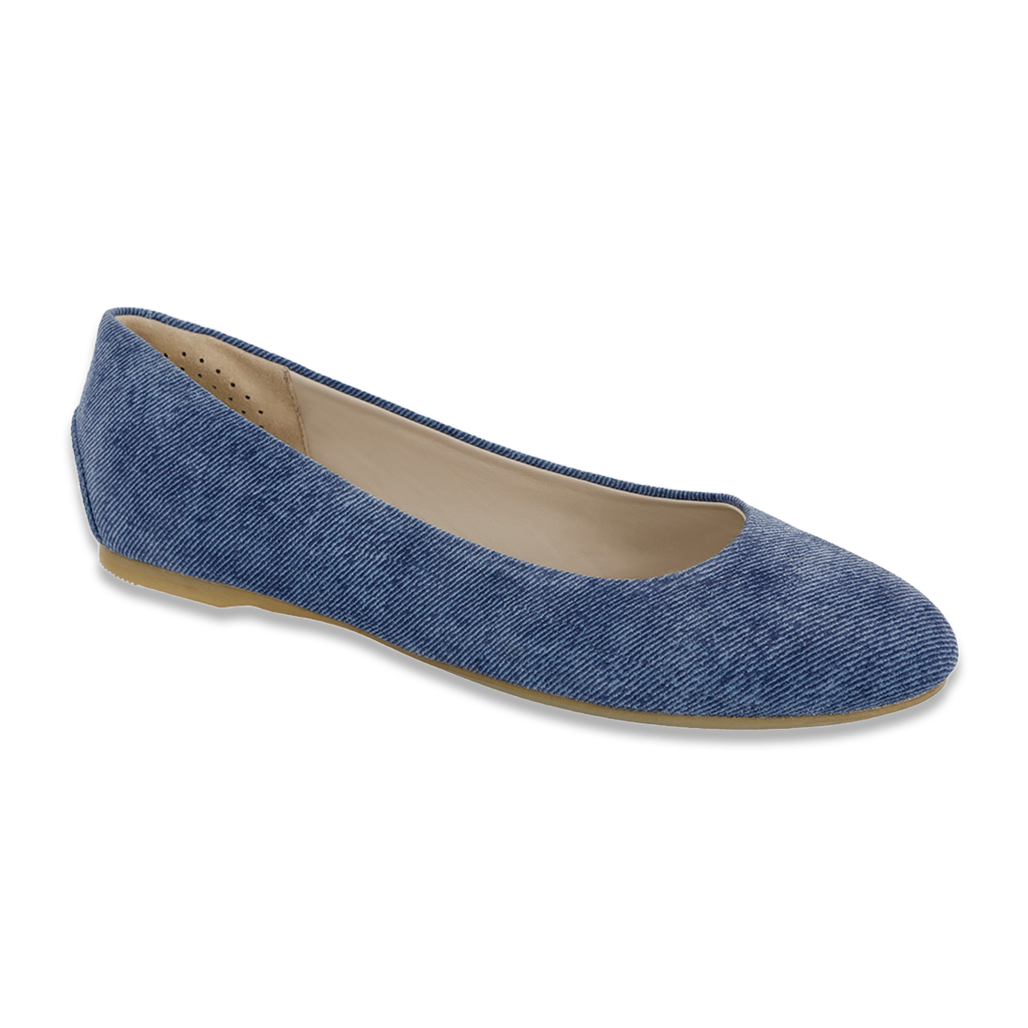 Women's denim 2025 flat shoes