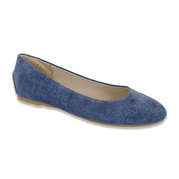 Denim flat hot sale shoes womens