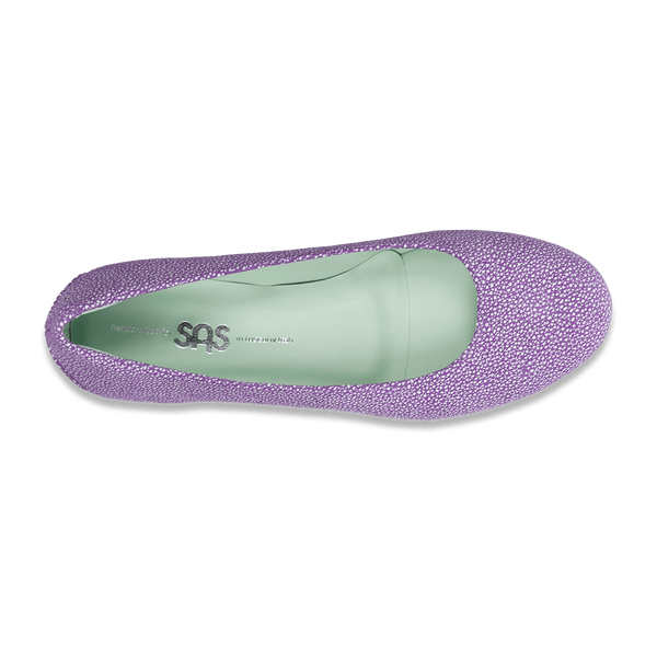 Purple 2025 glitter flats