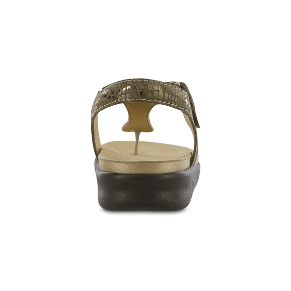 Unstructured sandals top