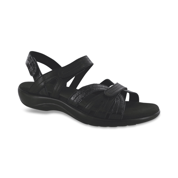 Skechers ladies black hot sale sandals