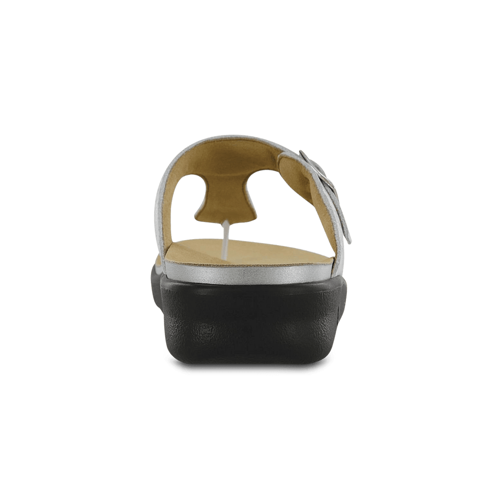 SAS Shoes Sanibel Shiny Silver: Comfort Women's Sandals
