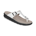 SAS Shoes Sanibel White Snake: Comfort Women's Sandals