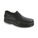 SAS Shoes Side Gore Black Smooth: Comfort Men's Shoes