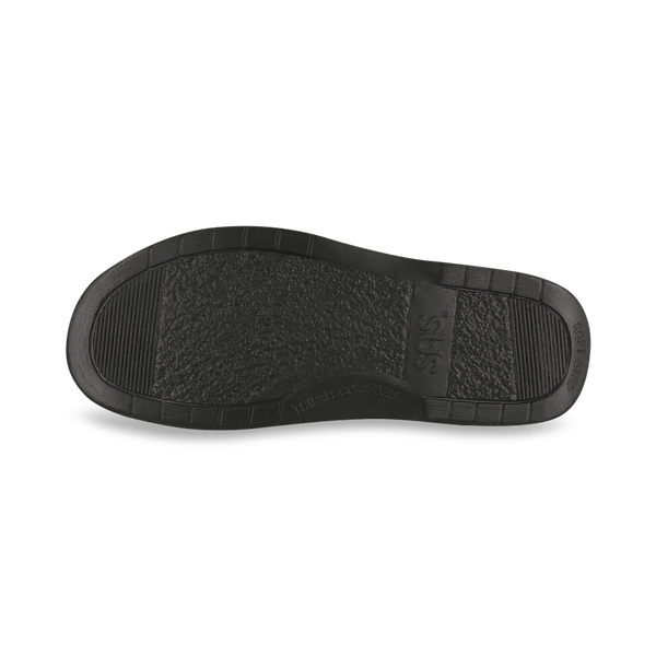 SAS Shoes Side Gore Black Smooth: Comfort Men's Shoes