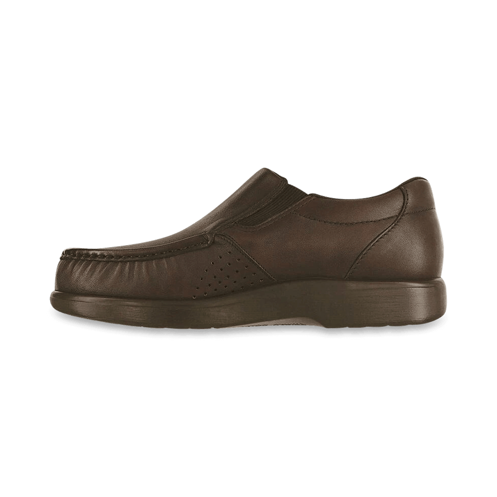 Side Gore Brown - Men's Slip On Comfort Loafer - SAS Shoes | SASnola.com
