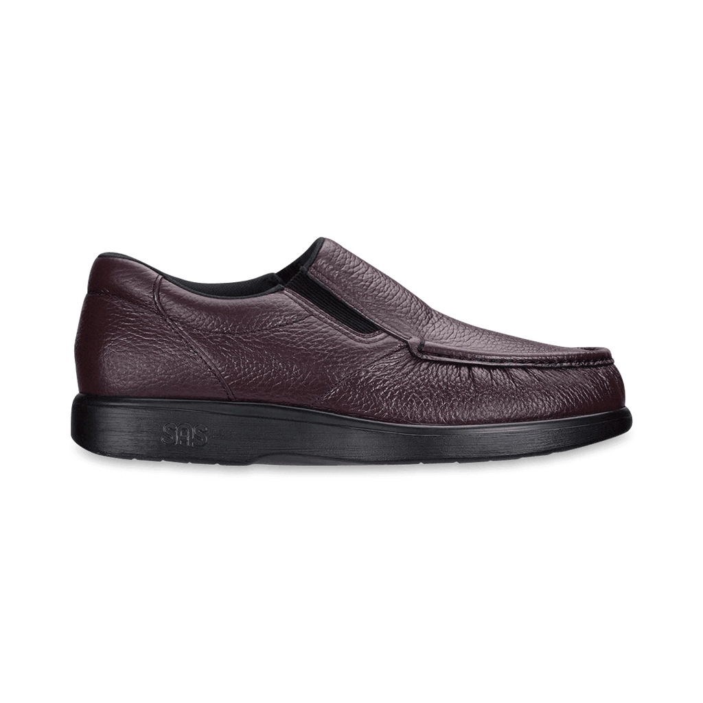 Side Gore Cordovan - Men's Slip On Comfort Loafer | SAS Shoes