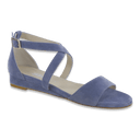 SAS Shoes Simone Sky Blue Suede: Comfort Women's Sandals