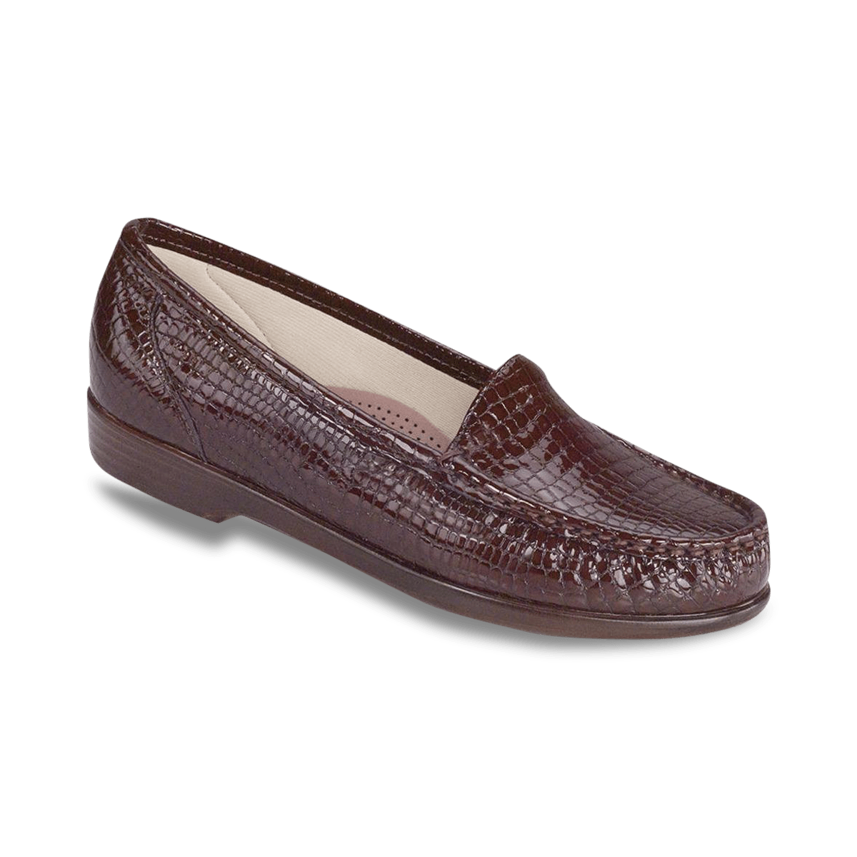 SAS Simplify - Comfortable Slip-on Women’s Loafer | SASNola - Brown ...