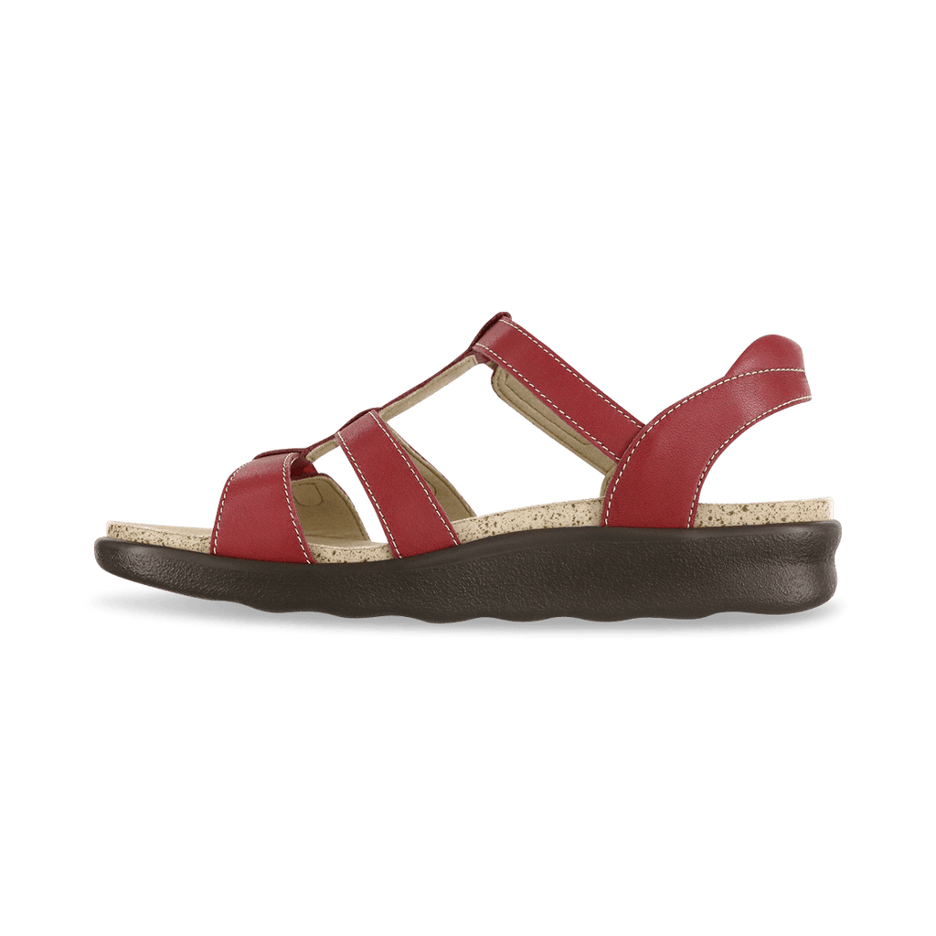SAS Shoes Sorrento Red: Comfort Women's Sandals