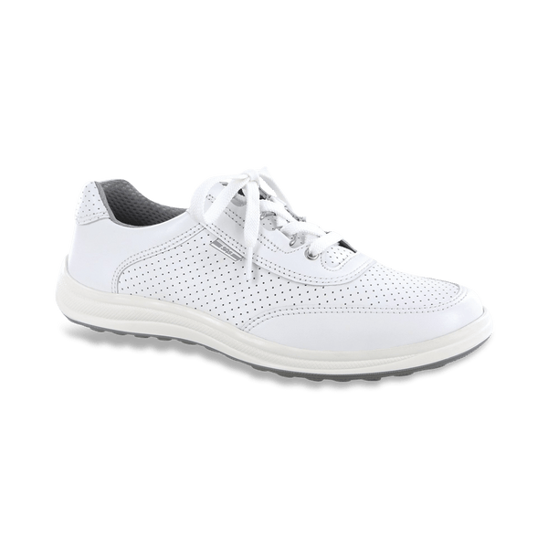 White sporty sneakers best sale