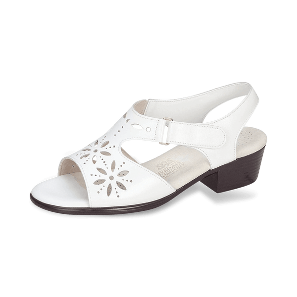 Sas 2025 white sandals