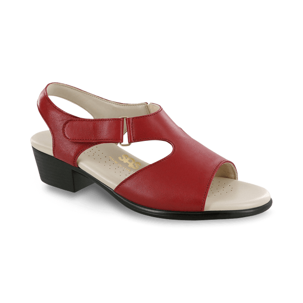 Suntimer Red Comfortable Sandals for Women SASNola SAS Shoes